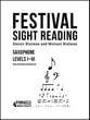 Festival Sight Reading: Saxophone P.O.D. cover